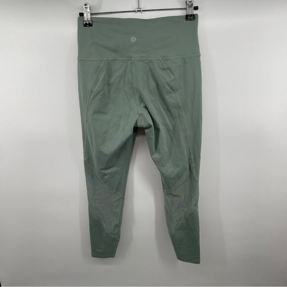 Athleta Eclipse 7/8 Tight Lead Green Seafoam Sage Athleisure Yoga Leggings Sz XS - Picture 5 of 12